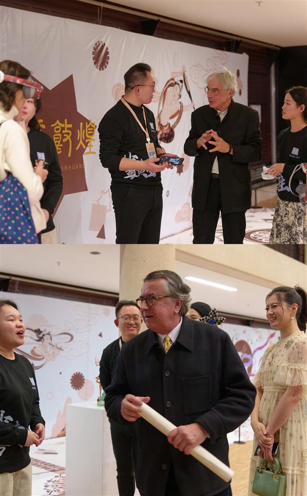 星空电子“大美中国天下行·大美敦煌VR展”初次在巴黎卢浮宫绽放(图2)